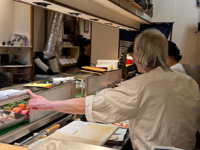 かつてよく通った思い出の寿司屋さんで