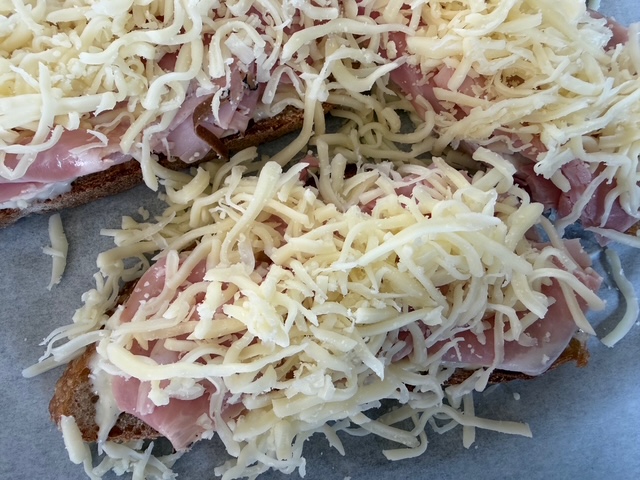 毎日が勝負飯、「クロックタルティーヌ」