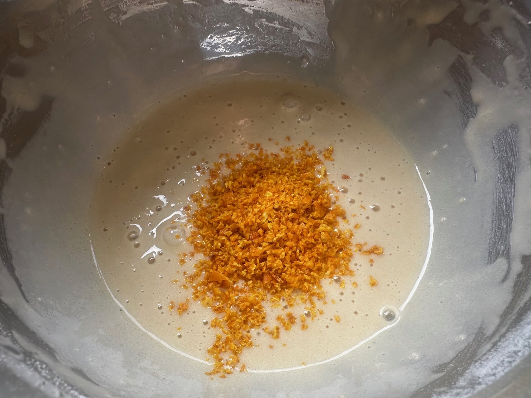 毎日が勝負飯、「貰ったオレンジでマドレーヌ」