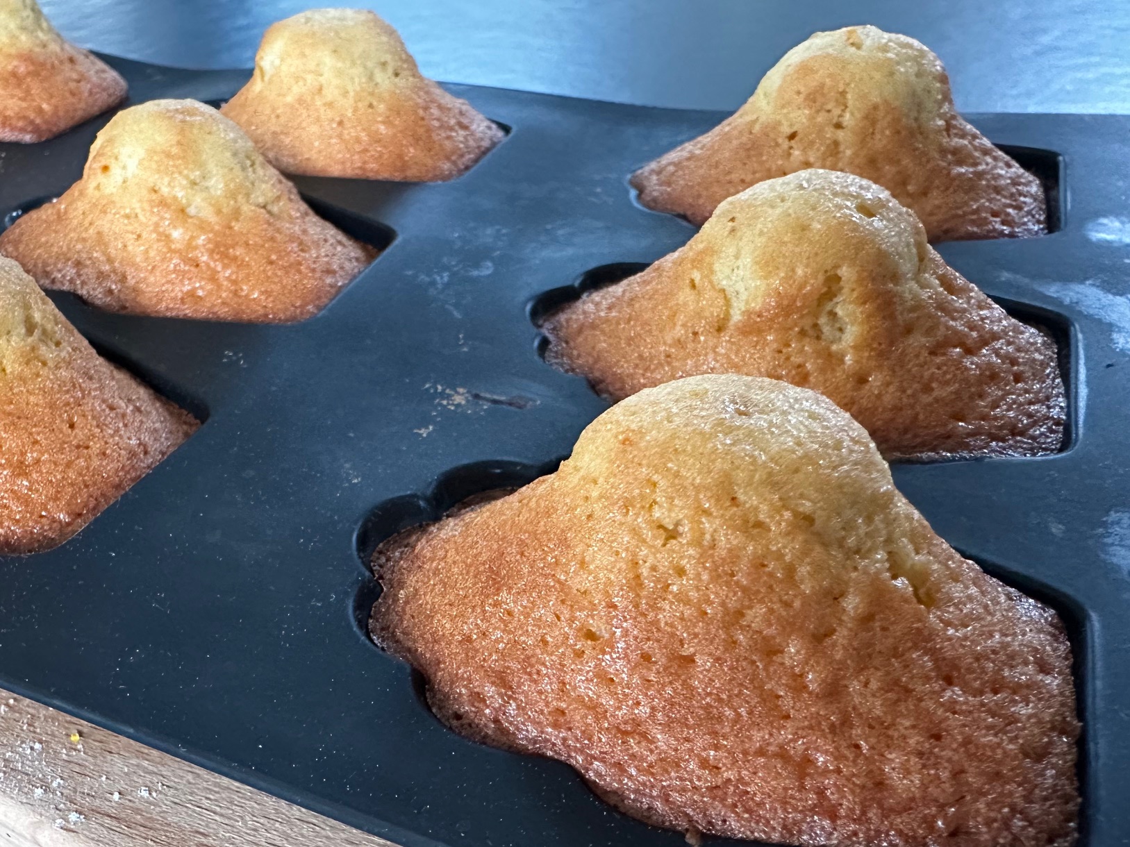 毎日が勝負飯、「貰ったオレンジでマドレーヌ」