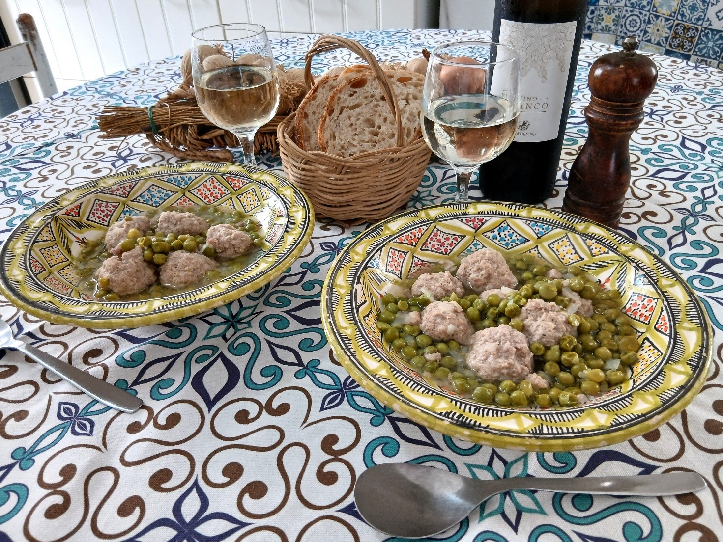 q.b.レシピのないレシピ帳～ポルペッティーネとグリーンピース～