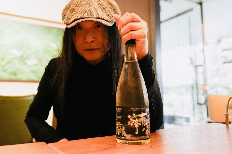 父ちゃんの絵が日本酒のラベルになったのだ