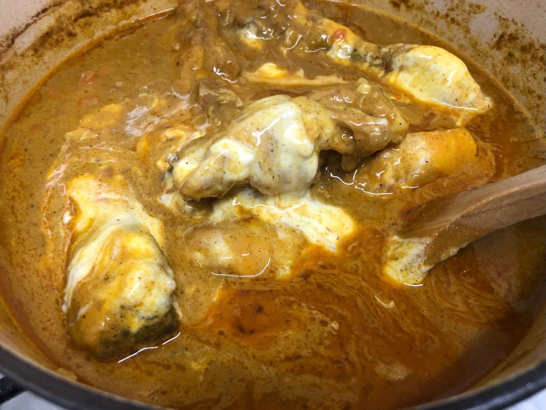 毎日が勝負飯、「人気のチキン・ココナッツ・カレー」