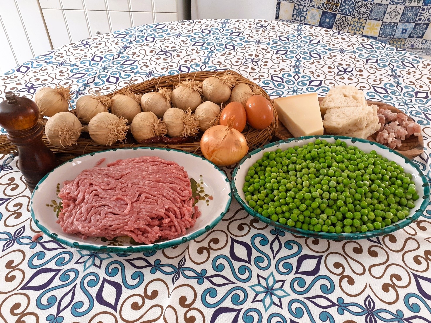 q.b.レシピのないレシピ帳～ポルペッティーネとグリーンピース～