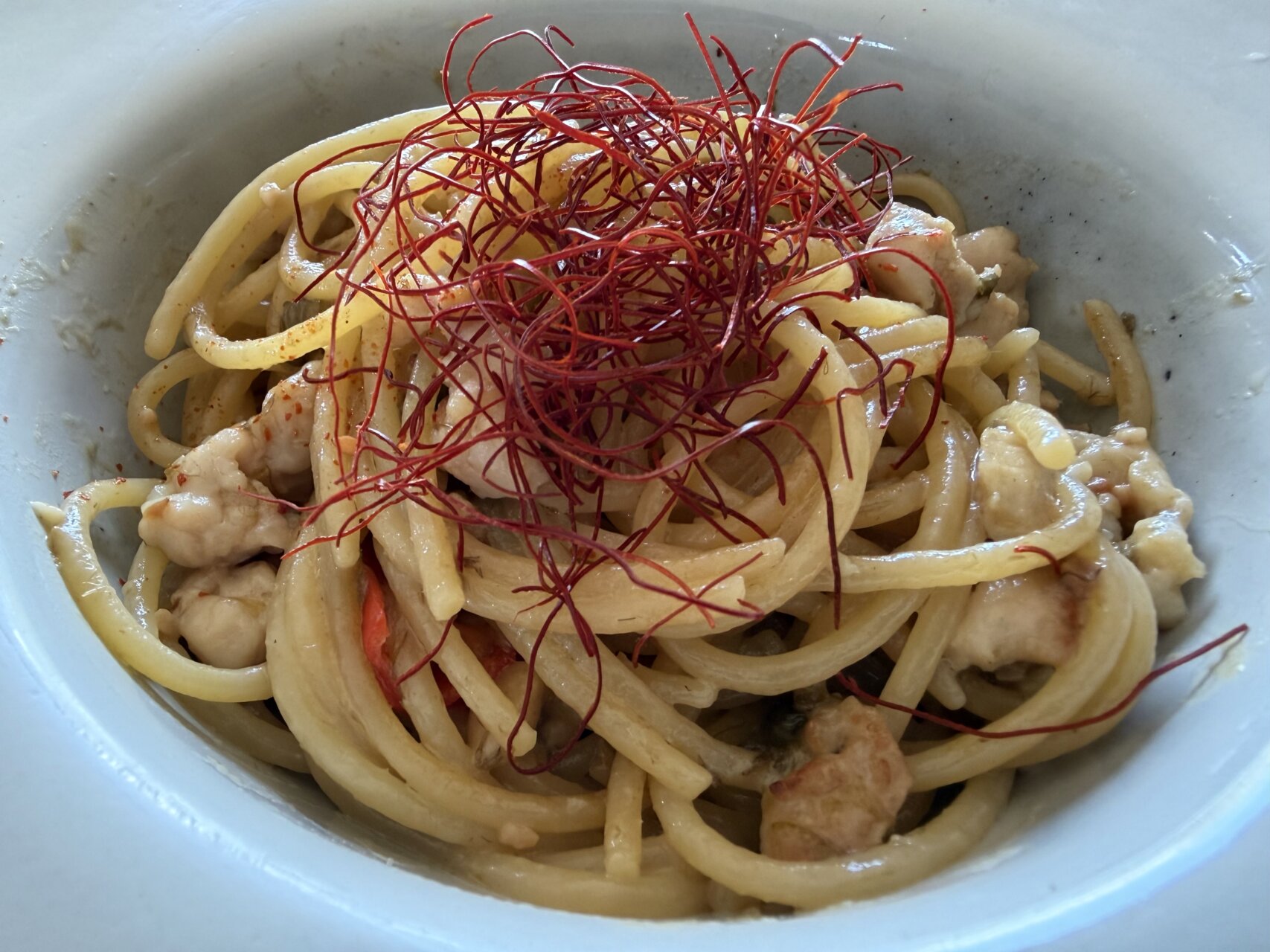 毎日が勝負飯、「ふきのとうのパスタ」