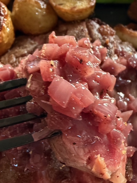 毎日が勝負飯、「定番、エシャロットソース」