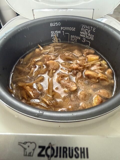 毎日が勝負飯、「とりごぼうご飯」