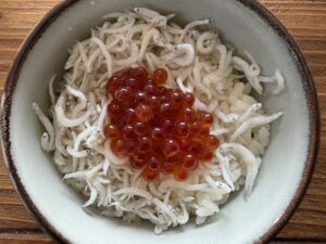 毎日が勝負飯、「しらす」