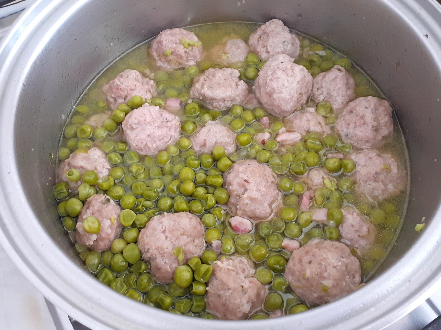 q.b.レシピのないレシピ帳～ポルペッティーネとグリーンピース～