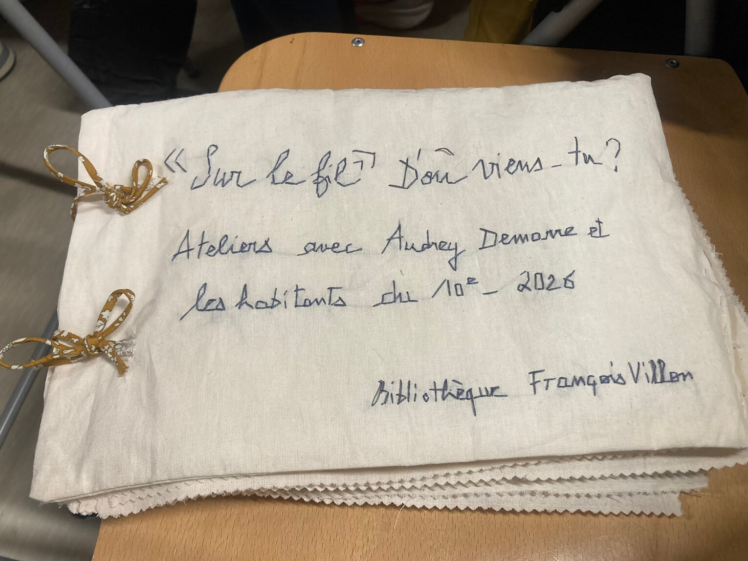 パリ・アート情報「刺繍でつながる、パリ10区の“布の本”。ヨーロッパ工芸の日2026」