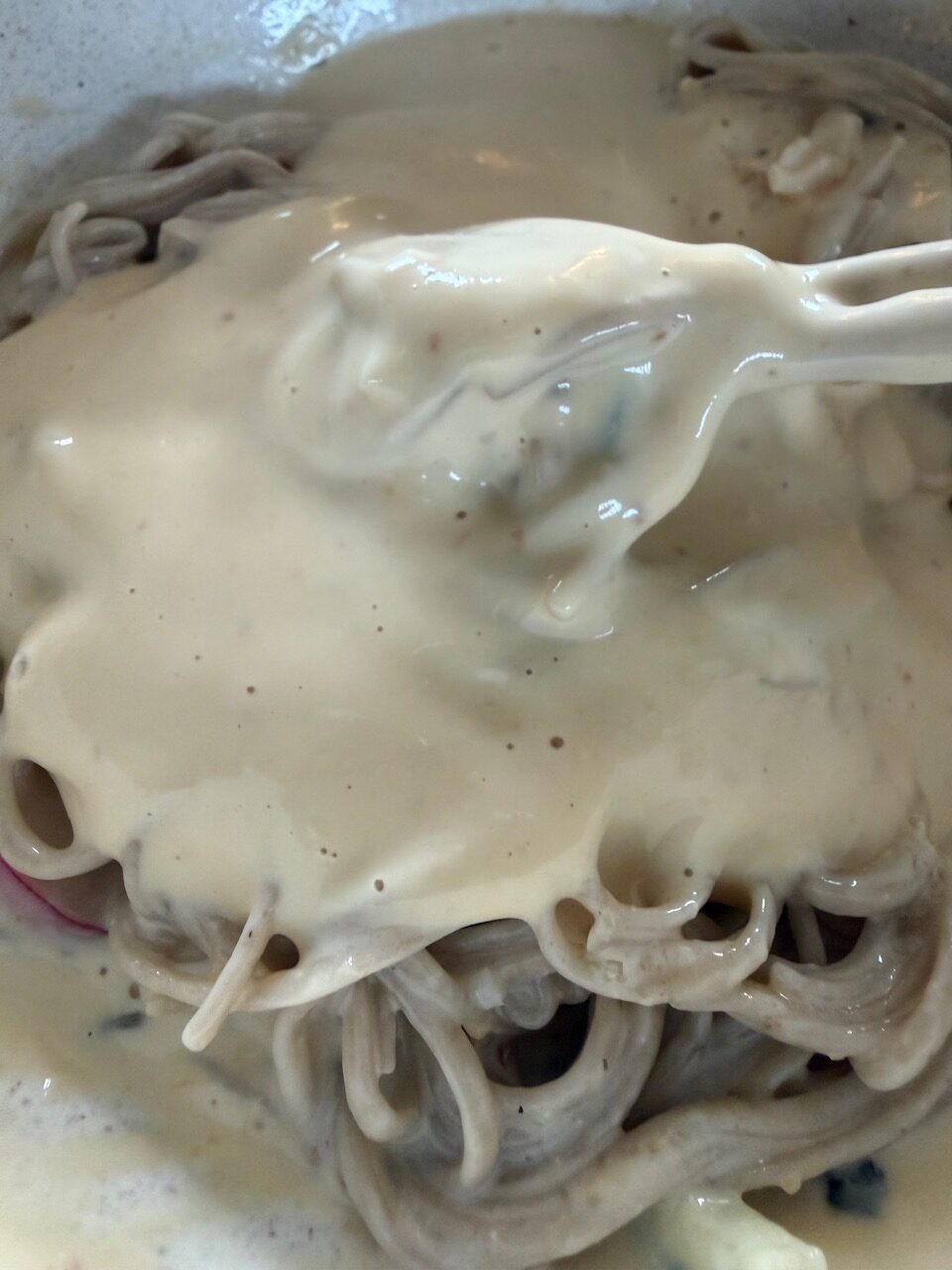 毎日が勝負飯、「白和え蕎麦」