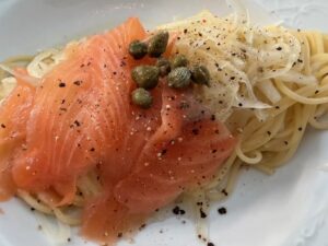 父ちゃんの普段着飯、「血をさらさらにする冷製玉ねぎパスタ」