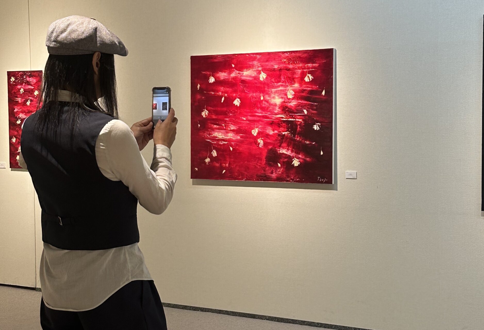 個展二日目、だんだん、盛り上がってきました。