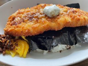 父ちゃんの普段着飯、「献立に悩んだ時の、辻家の海苔弁」